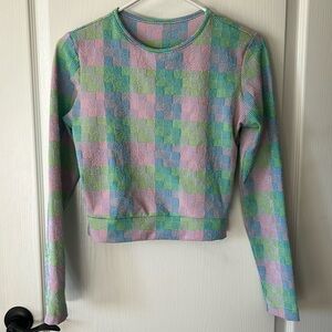 Seea Swimwear Palomar Crop Top Rashguard - Amos Size Large